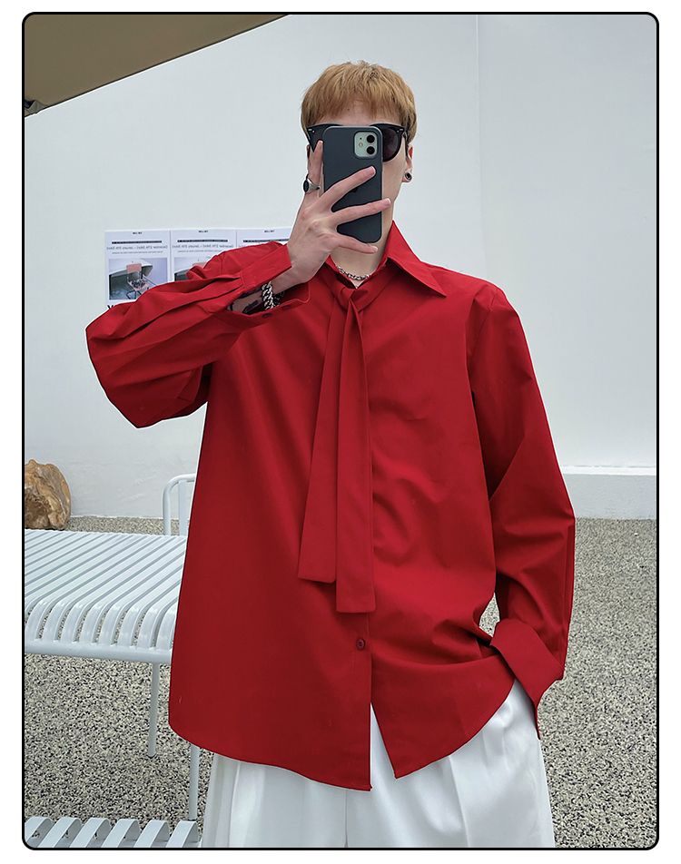 Long Sleeved Shirt Men's Korea - огляд і ціна Street Fashion Hong Kong