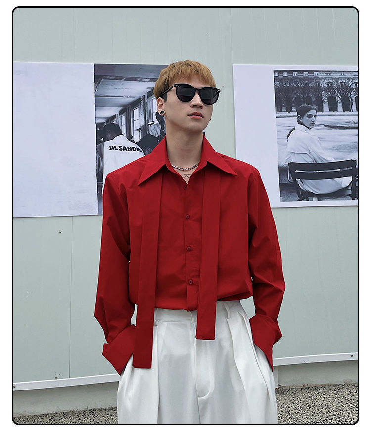 Long Sleeved Shirt Men's Korea - огляд і ціна Street Fashion Hong Kong