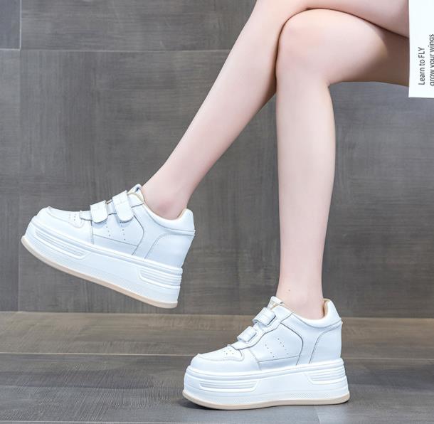 10CM Cow Genuine Leather Autum - огляд і ціна Chunky Sneaker Platform